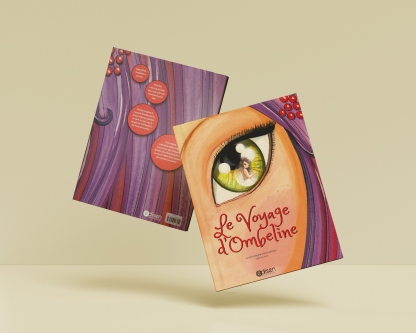 Mockup 2 du livre le voyage d'Ombeline - Edisen