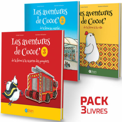 Les aventures de Cocot' - pack 3 livres