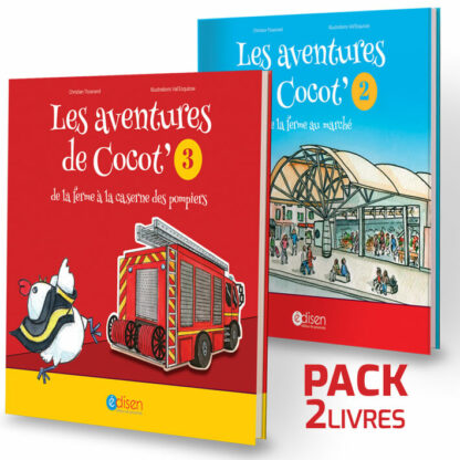 Les aventures de Cocot' - pack 2 livres